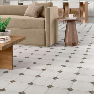 Tile flooring for living area | Carpetland USA