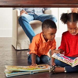 Kids with book | Carpetland USA