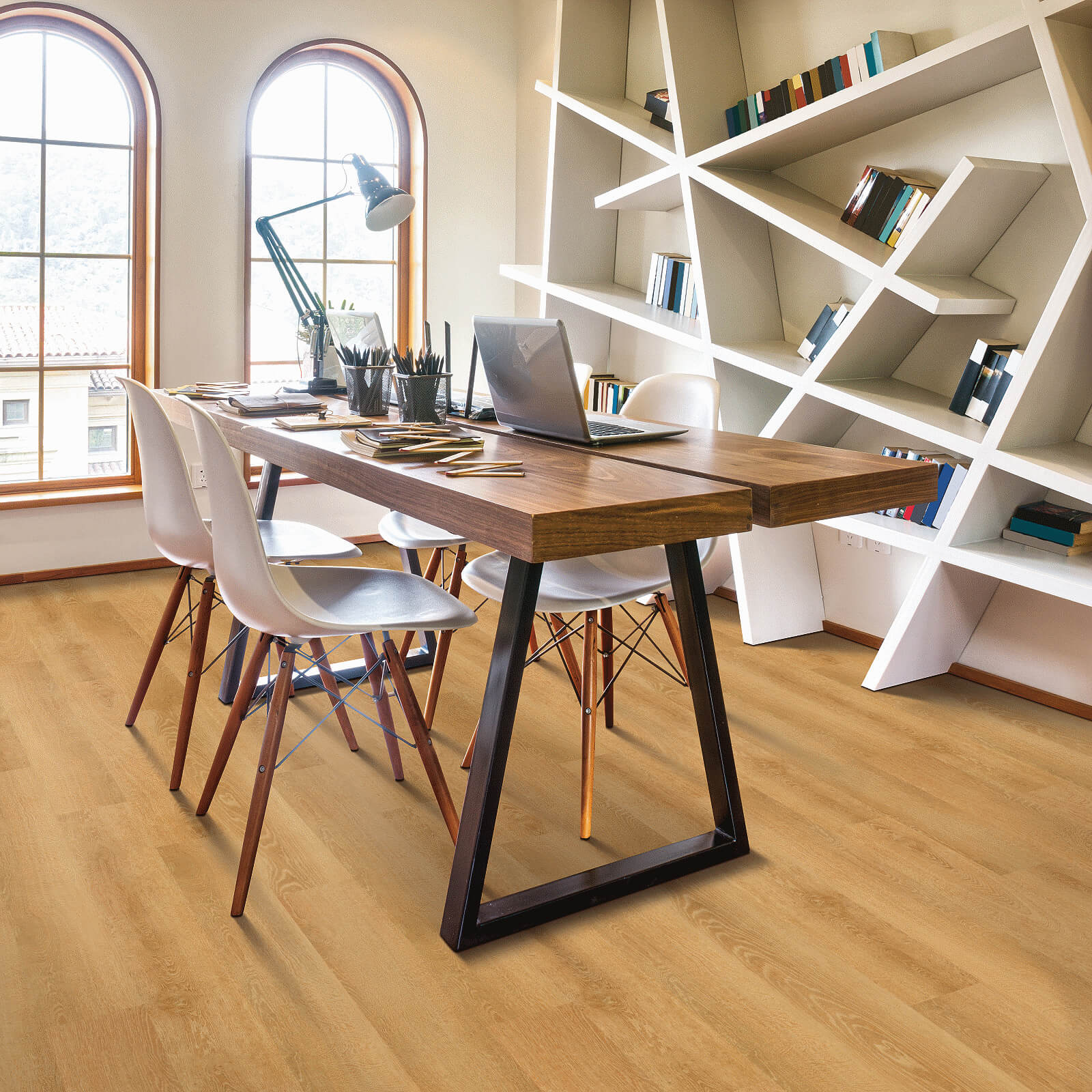 Vinyl flooring for study room | Carpetland USA